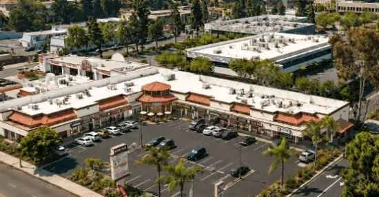 Midway Plaza aerial view